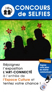 Expo : l'Art Connecté : concours de selfie organisé par WAMS.io sous l'égide du Centre Leclerc du Luc en Provence