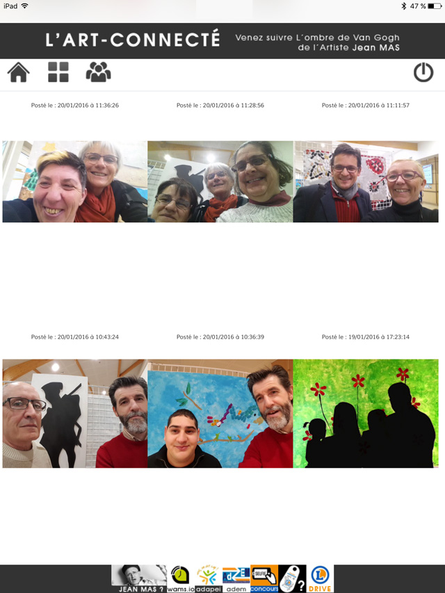 Expo : l'Art Connecté : concours de selfie organisé par WAMS.io